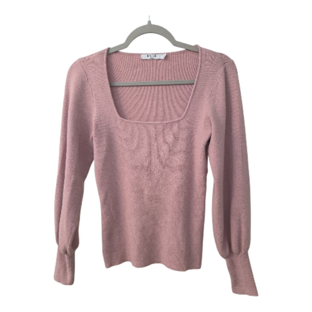 NA-KD Square Neck Balloon Sleeve Sweater